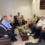جلسه جمعی از صنعتگران پیشکسوت و آقای محمود شهریاری در اتاق